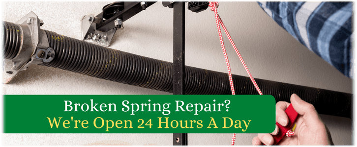 Broken Garage Door Spring Repair Delray Beach FL (561) 464-5128